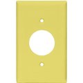 Eaton Wiring Devices Wallplate, 412 in L, 234 in W, 1 Gang, Polycarbonate, Ivory, HighGloss PJ7V